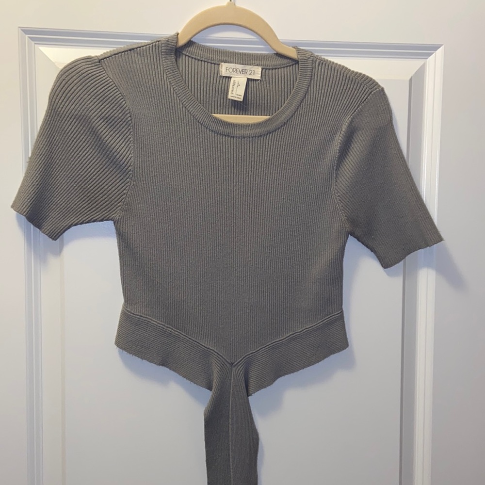 Ribbed Crop Top